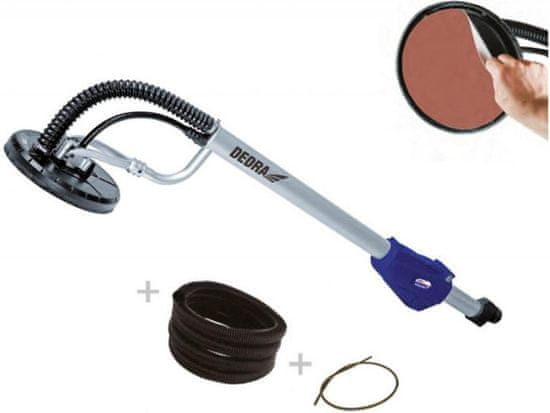 Dedra 710W brusilnik žirafa 225mm – 360 gibljiva glava cev 4m