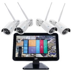 PNI WiFi650, video nadzor,4 kamere FullHD, Wi-Fi in 12-palčni LCD monitor