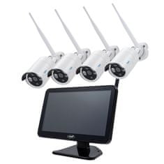 PNI WiFi650, video nadzor,4 kamere FullHD, Wi-Fi in 12-palčni LCD monitor