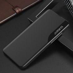 HURTEL Usnjen preklopni etui Eco Leather View s stojalo funkcijo za Poco M4 Pro 5G, črna