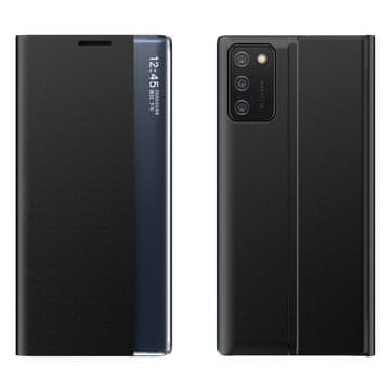 HURTEL Etui "New Sleep" z zaslonom za spanje in stojalo za Samsung Galaxy A03s, črna