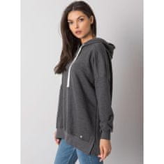 BASIC FEEL GOOD Ženska majica s kapuco melange basic CLEVELAND temno siva RV-BL-7190.38X_379508 S-M