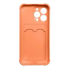 slomart card armor case pouch cover za iphone 11 pro card wallet silikonska air bag armor case orange