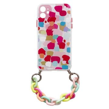 HURTEL Hurtel ovitek Color Chain Case za Samsung Galaxy S21 5G, barvit z verigo