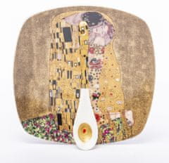 ZAKLADNICA DOBRIH I.  21 delni komplet za kavo z dekorjem Gustava Klimta in motivom Poljub