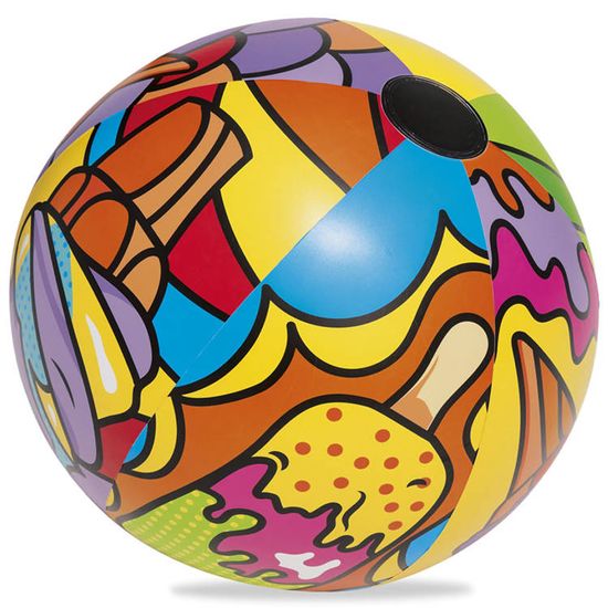 JOKOMISIADA Barvita napihljiva žoga za plažo 91 cm 31044
