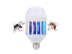 Alum online Električna past za žuželke z LED lučko v obliki žarnice