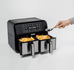 Ariete Airy Fryer Dual Metal cvrtnik na vroči zrak z dvojno košaro