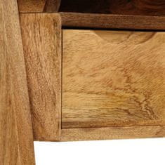 Vidaxl Pisalna miza 110x50x76 cm trden mangov les