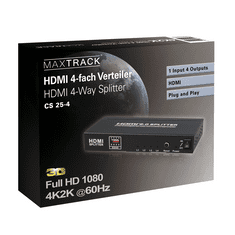MaxTrack HDMI delilnik 1-v-4 CS 25-4L