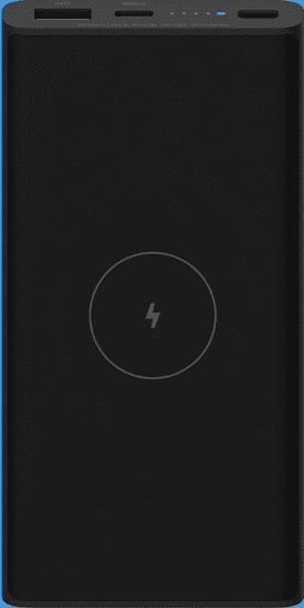Xiaomi Mi brezžična polnilna baterija, 10 W, 10000 mAh, črna