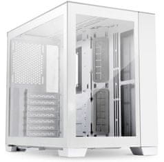 Lian Li O11 Dynamic Mini Snow Edition računalniško ohišje, Midi-Tower, ATX, belo (O11D Mini-S)