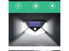 Alum online Solarna štiristranska LED osvetlitev s senzorjem gibanja