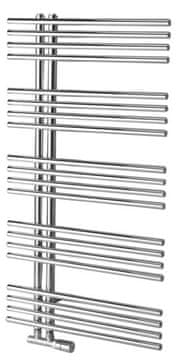 SAPHO Jekleni radiator Nympha Chr 600x1122mm - Vsestransko ogrevanje v sijajnem kromiranem zaključku