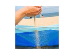 Alum online Magic blazina za plažo 210x200cm - modra