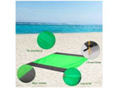 Alum online Magic blazina za plažo 210x200cm - zelena