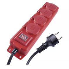 Emos podaljšek 4 V, 5 m, 1.5 mm Schuko, IP44