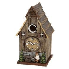 Vidaxl Esschert Design Ptičja hišica v obliki ure s kukavico