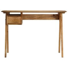 Vidaxl Pisalna miza 110x50x76 cm trden mangov les