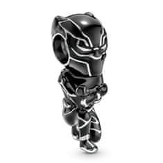 Pandora Eleganten srebrn obesek Black Panther Marvel 790783C01