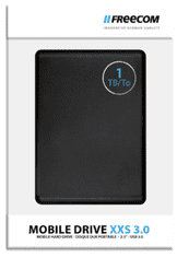 Freecom XXS zunanji disk, USB 3.0, 1 TB (56007)