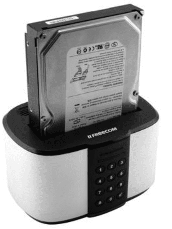 Freecom mDock priklopna postaja za trdi disk (HDD), 6,35 cm, 8,89 cm, 256-AES enkripcija (56425)