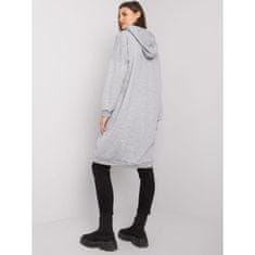 RELEVANCE Ženska majica s kapuco melange JASSALINA siva RV-BL-7242.13P_380269 L-XL
