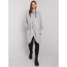 RELEVANCE Ženska majica s kapuco melange JASSALINA siva RV-BL-7242.13P_380269 L-XL