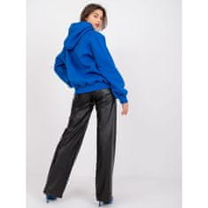 Ex moda Ženska bluza s kapuco PEGGY temno modra EM-BL-651.99_384567 Univerzalni