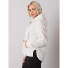 BASIC FEEL GOOD Ženska prešita jopa z zadrgo AREZZO ecru RV-BL-7451.23_381839 S-M