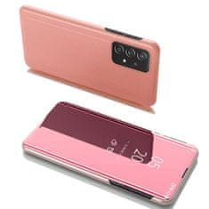 MG Clear View knjižni ovitek za Samsung Galaxy A53 5G, roza