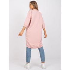 RELEVANCE Ženska dolga bombažna majica OLIA roza RV-BL-7599.78P_385226 S-M