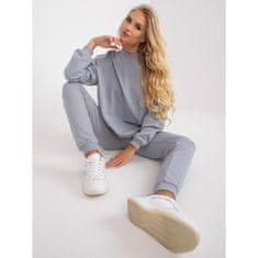 BASIC FEEL GOOD Ženska prevelika majica BEATA z dolgimi rokavi sive barve AP-BL-A-R001_385805 L-XL
