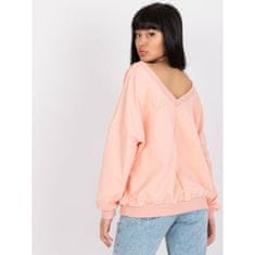 FANCY Ženska bluza prevelike velikosti s potiskom NIAY svetlo roza barve FA-BL-7754.55P_385729 Univerzalni