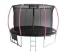 shumee LEAN Sport Max trampolin 6ft črn in roza