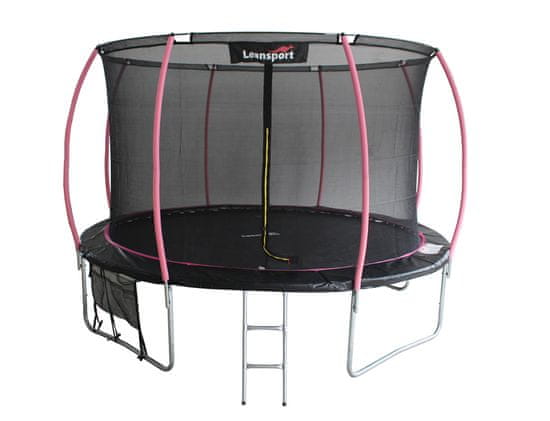 shumee LEAN Sport Max trampolin 16ft črn in roza