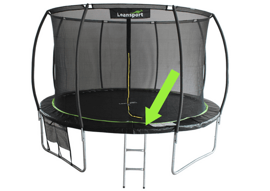 shumee Prevleka za vzmet za trampolin Sport Max 12ft črno-zelena