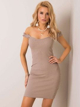 RUE PARIS obleka Spolli temno bež