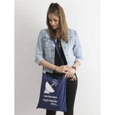 Cavaldi Ženska bombažna torbica ECO z logotipom Dark Blue CE-TR-EKO-D-11.97_305967 Univerzalni