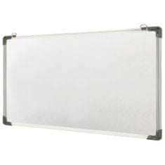 shumee Magnetna piši-briši tabla bela 110x60 cm jeklo