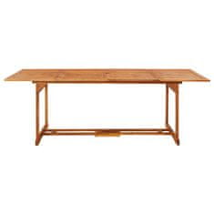 Vidaxl Vrtna jedilna miza 220x90x75 cm trden akacijev les