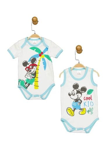 Disney Baby KOMPLET 2X BODY ZA FANTKE – MICKEY MOUSE
