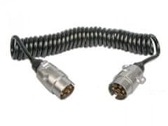 MULTIPA Priključni kabel spirala 2 x 7-pin, 7 x 1 mm,
