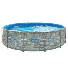 Bazen ELITE STONE s kovinsko konstrukcijo 4.88 x 1.22 m z opremo, kamen