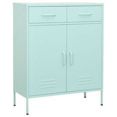 Vidaxl Omara za shranjevanje mint zelena 80x35x101,5 cm jeklo