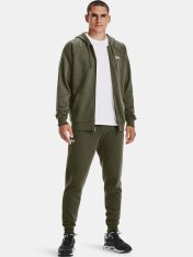 Under Armour Pulover UA Rival Cotton FZ Hoodie-GRN M