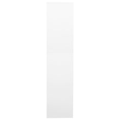 Vidaxl Pisarniška omara bela 90x40x180 cm jeklo