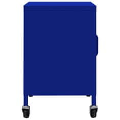 Vidaxl Omara za shranjevanje mornarsko modra 60x35x49 cm jeklo