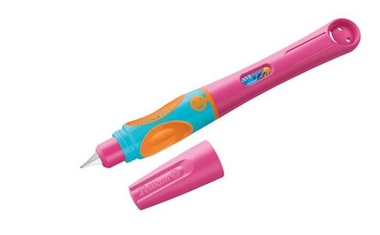Pelikan Roler Griffix nalivno pero + 2x črnilni vložek, za desničarje, Lovely Pink, blister