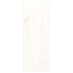 Vidaxl Stenska omarica bela 30x30x80 cm trdna borovina